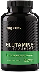 Optimum Nutrition L-Glutamina Polvo de recuperación muscular